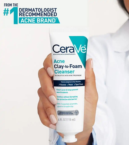 Acne Clay To Foam Cleanser