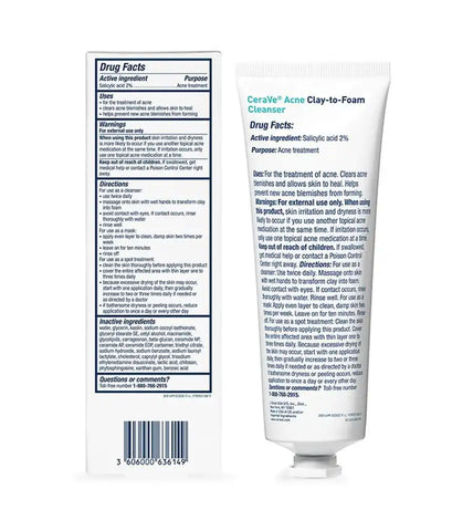 Acne Clay To Foam Cleanser