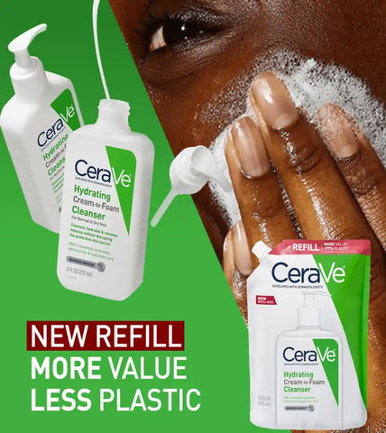 Hydrating Cream-to-Foam Cleanser Refill