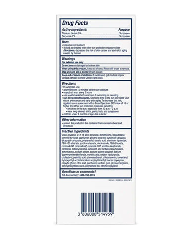 Hydrating Mineral Sunscreen SPF 50 Face Lotion